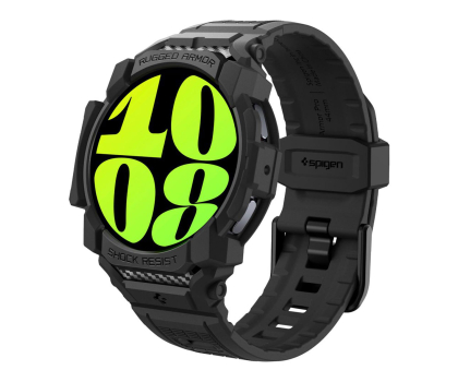Etui / obudowa na smartwatcha Spigen Rugged Armor ”Pro” Samsung Galaxy Watch 7 (40 Mm) Matte Blac